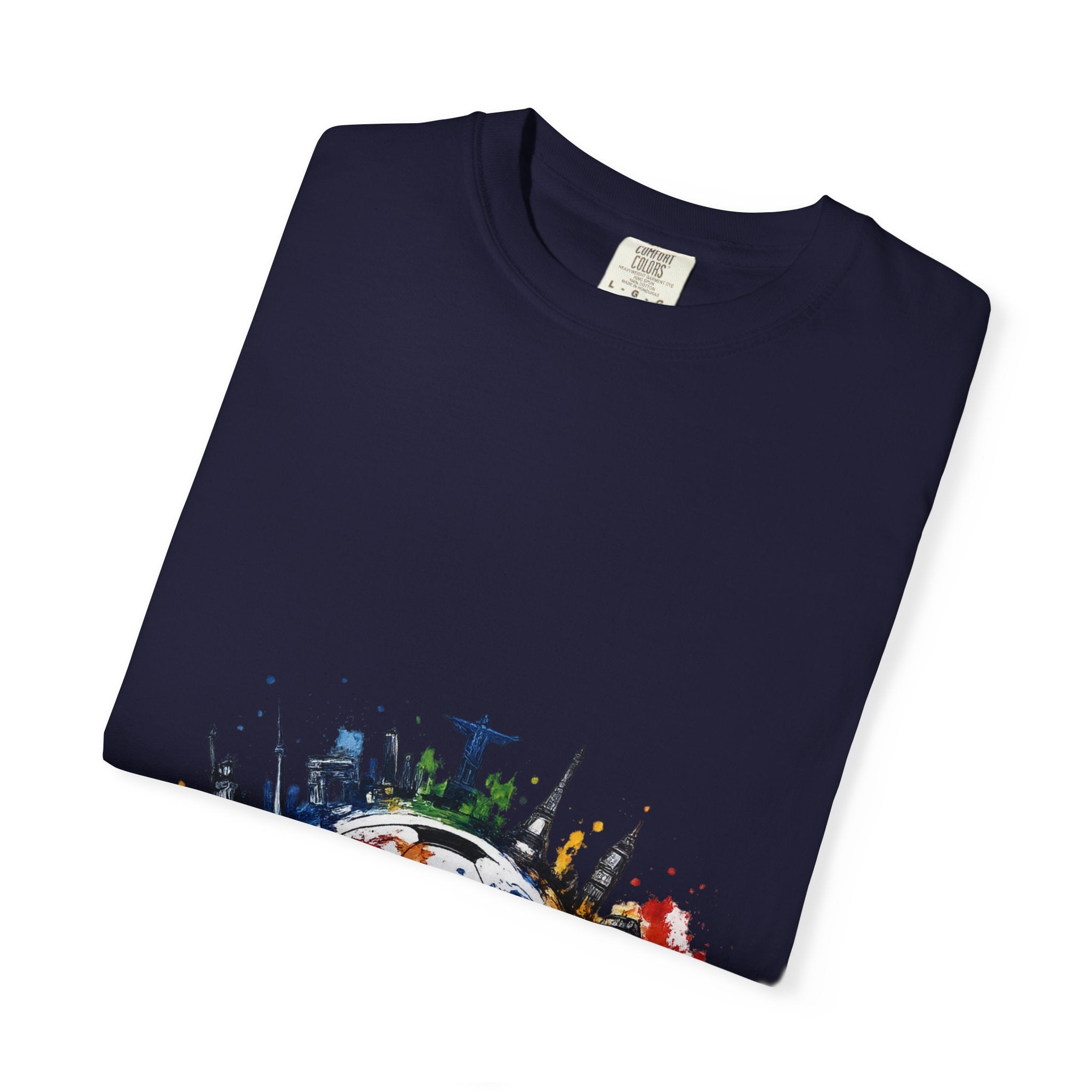 One World Globe Graphic T-Shirt — Multicultural Travel & Unity Tee