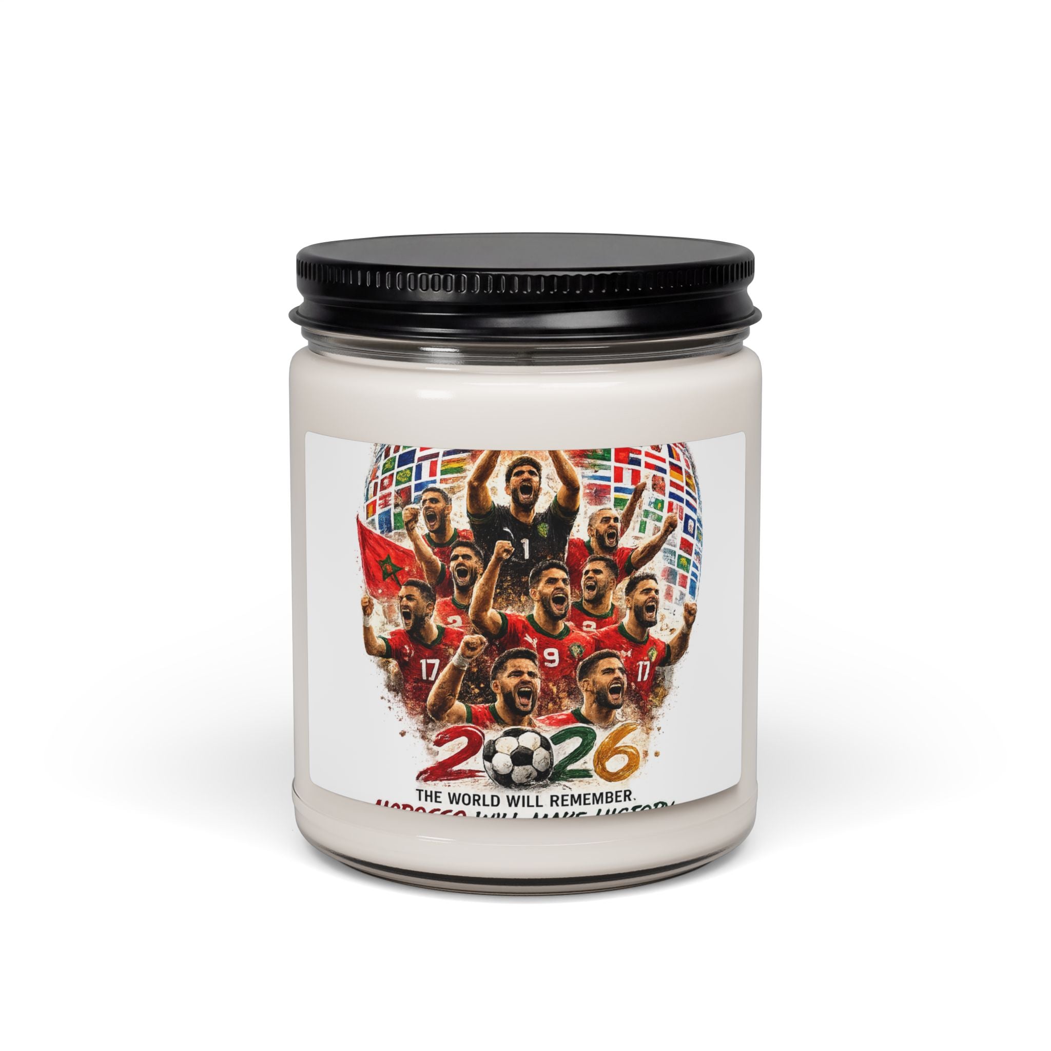 World Cup 2026 Soccer Team Scented Soy Candle — 9oz Commemorative Candle