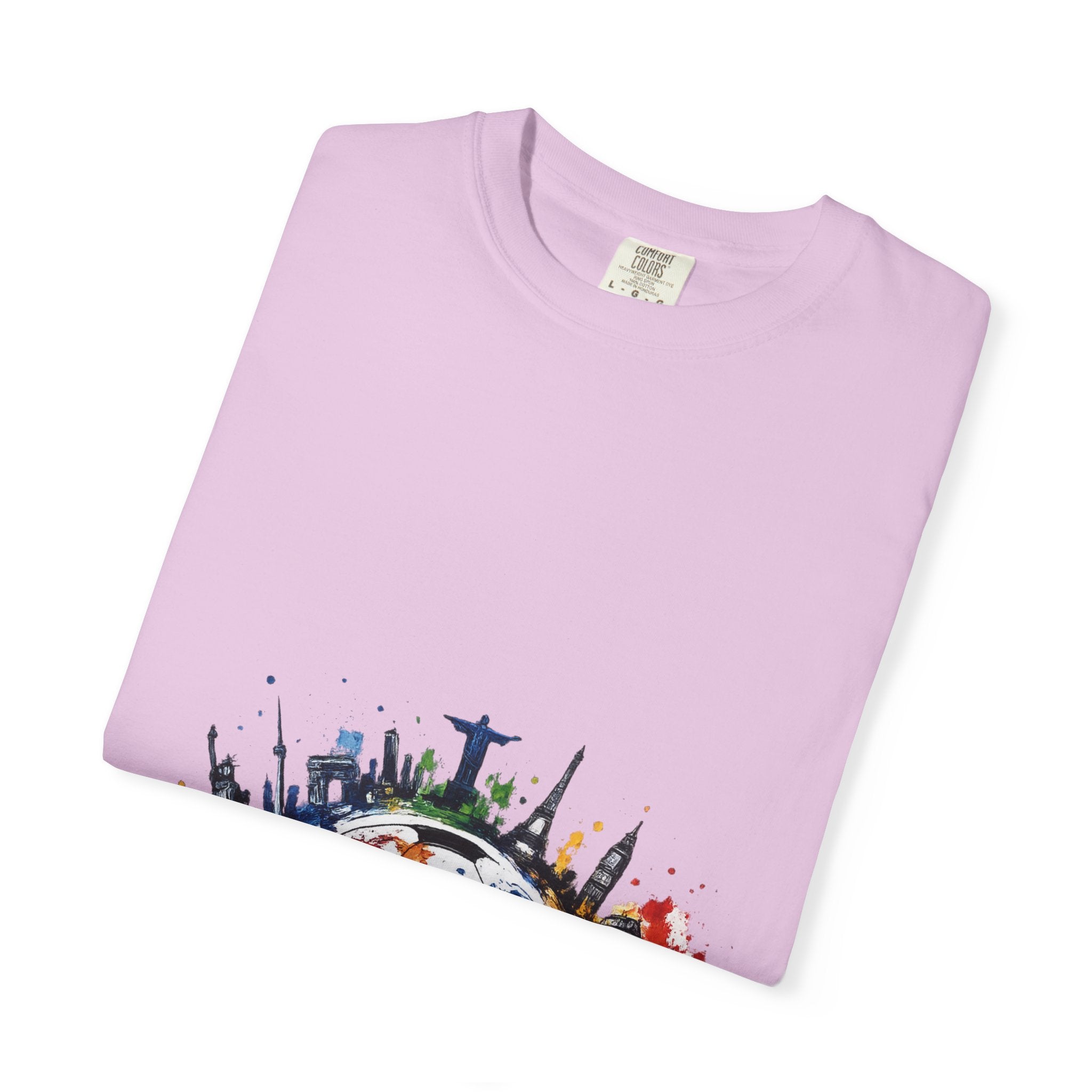 One World Globe Graphic T-Shirt — Multicultural Travel & Unity Tee