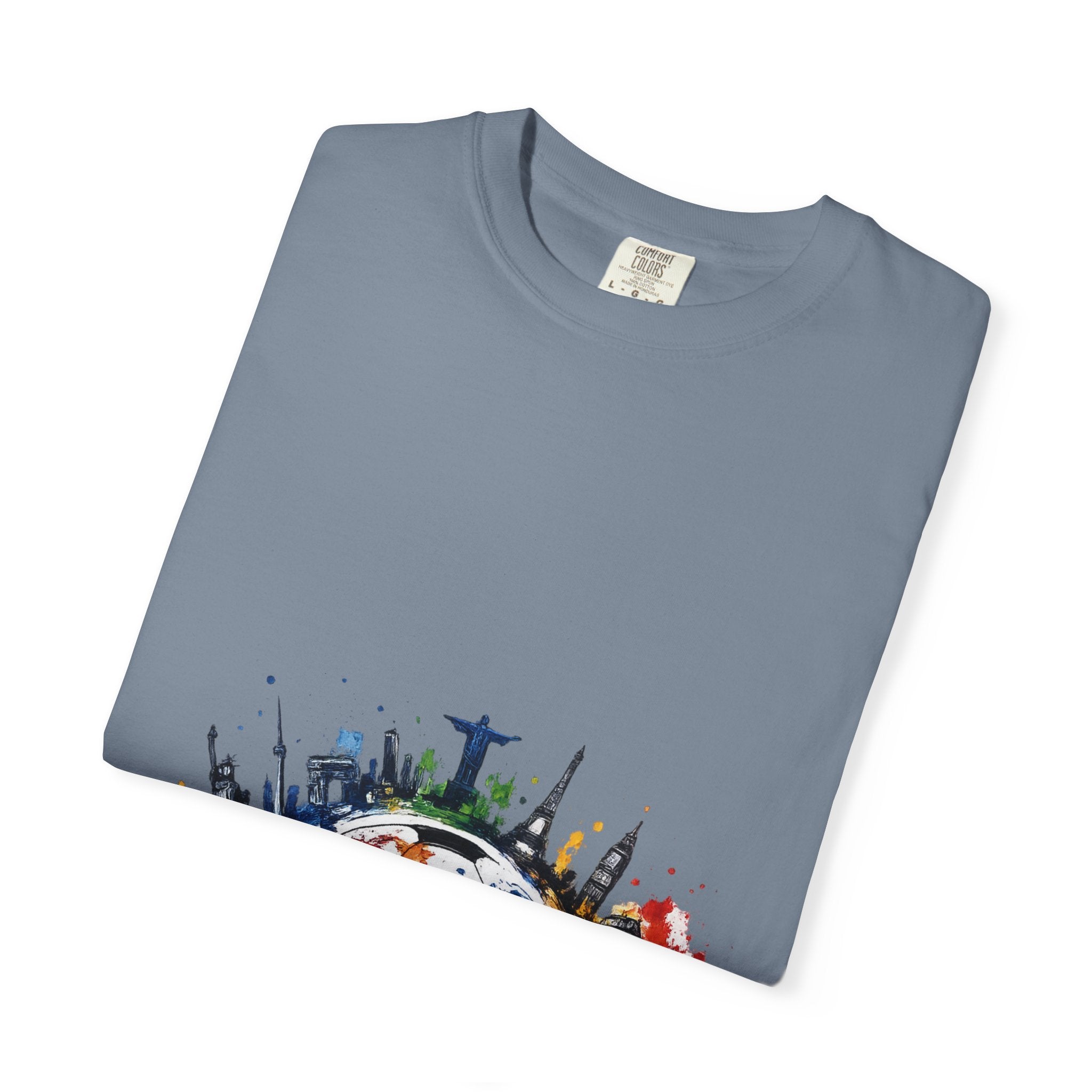 One World Globe Graphic T-Shirt — Multicultural Travel & Unity Tee