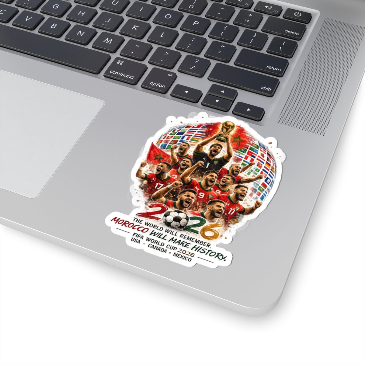 FIFA World Cup 2026 Morocco Champions Kiss-Cut Sticker