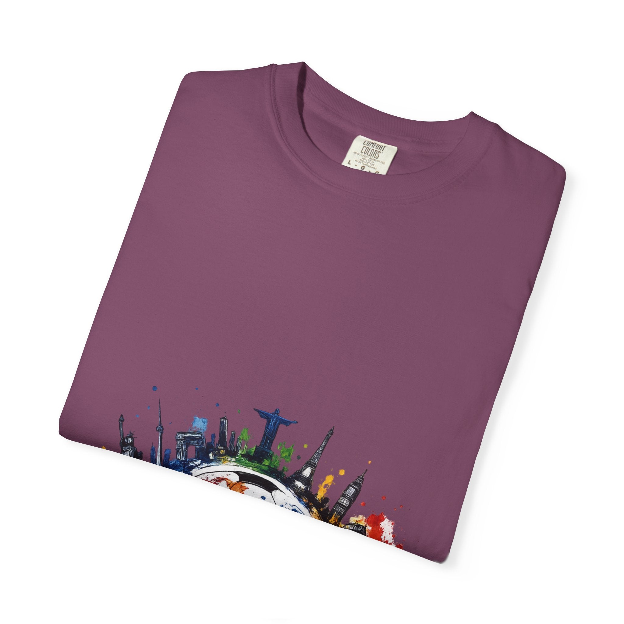 One World Globe Graphic T-Shirt — Multicultural Travel & Unity Tee