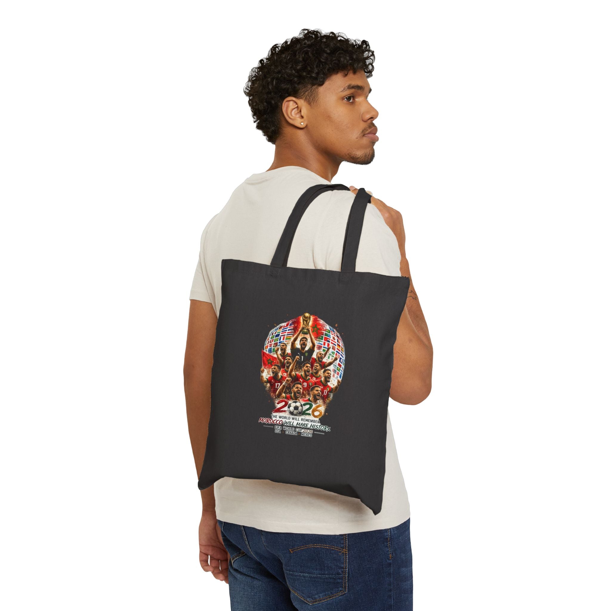 Tote Bag — Vintage Concert Art Cotton Canvas Tote