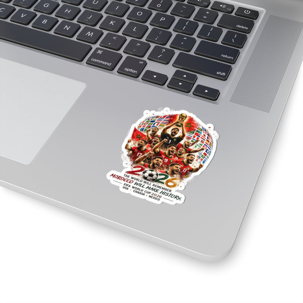 FIFA World Cup 2026 Morocco Champions Kiss-Cut Sticker