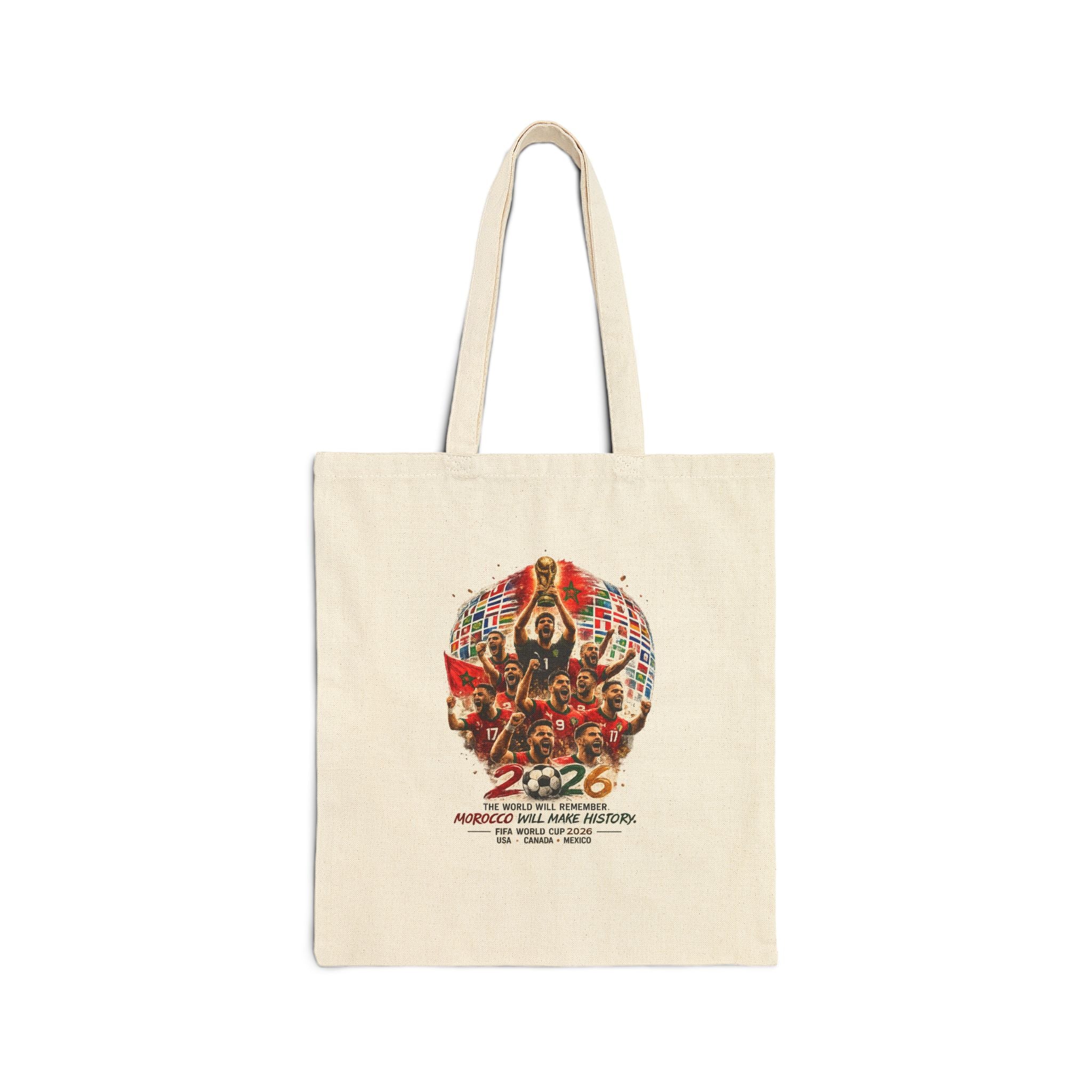 Tote Bag — Vintage Concert Art Cotton Canvas Tote