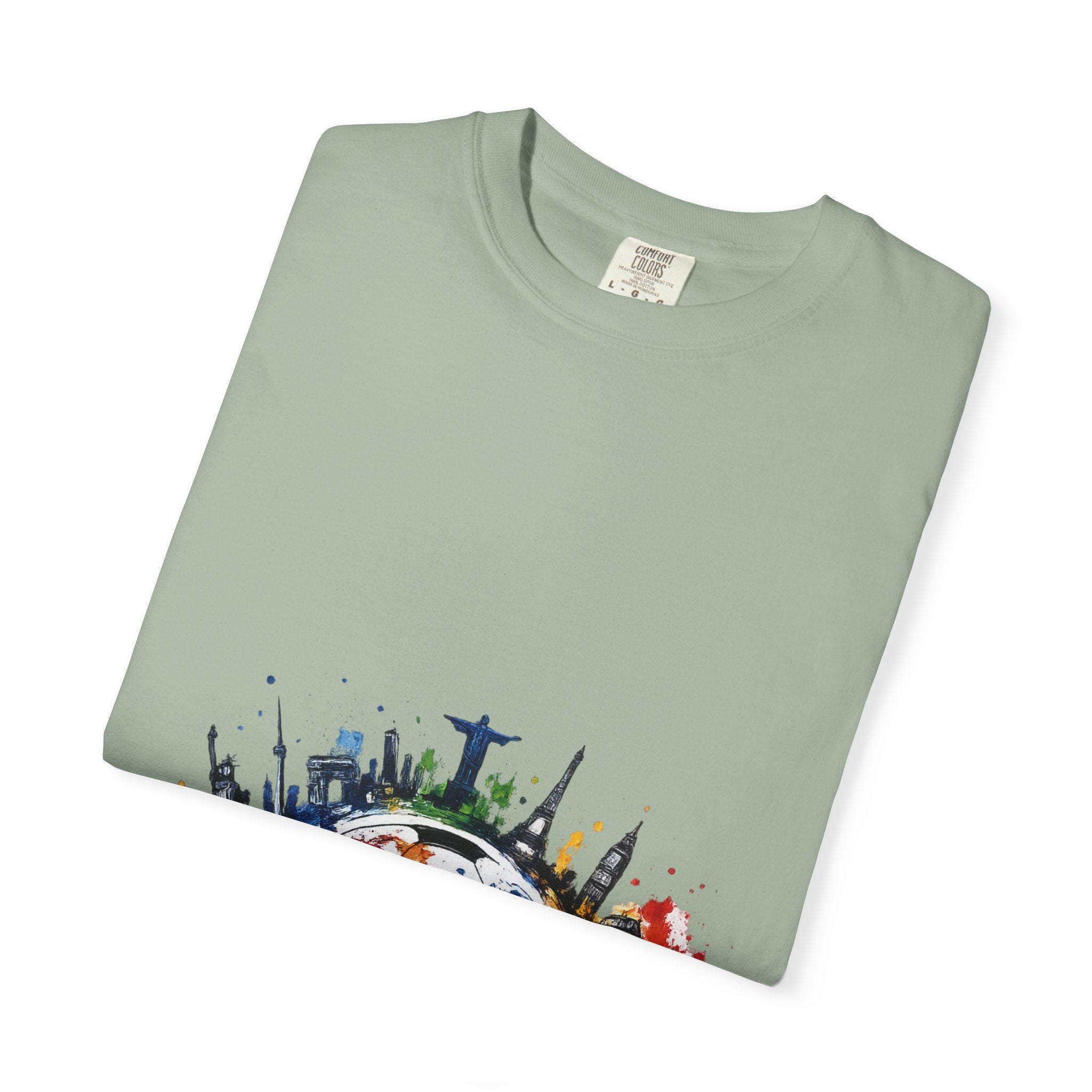 One World Globe Graphic T-Shirt — Multicultural Travel & Unity Tee