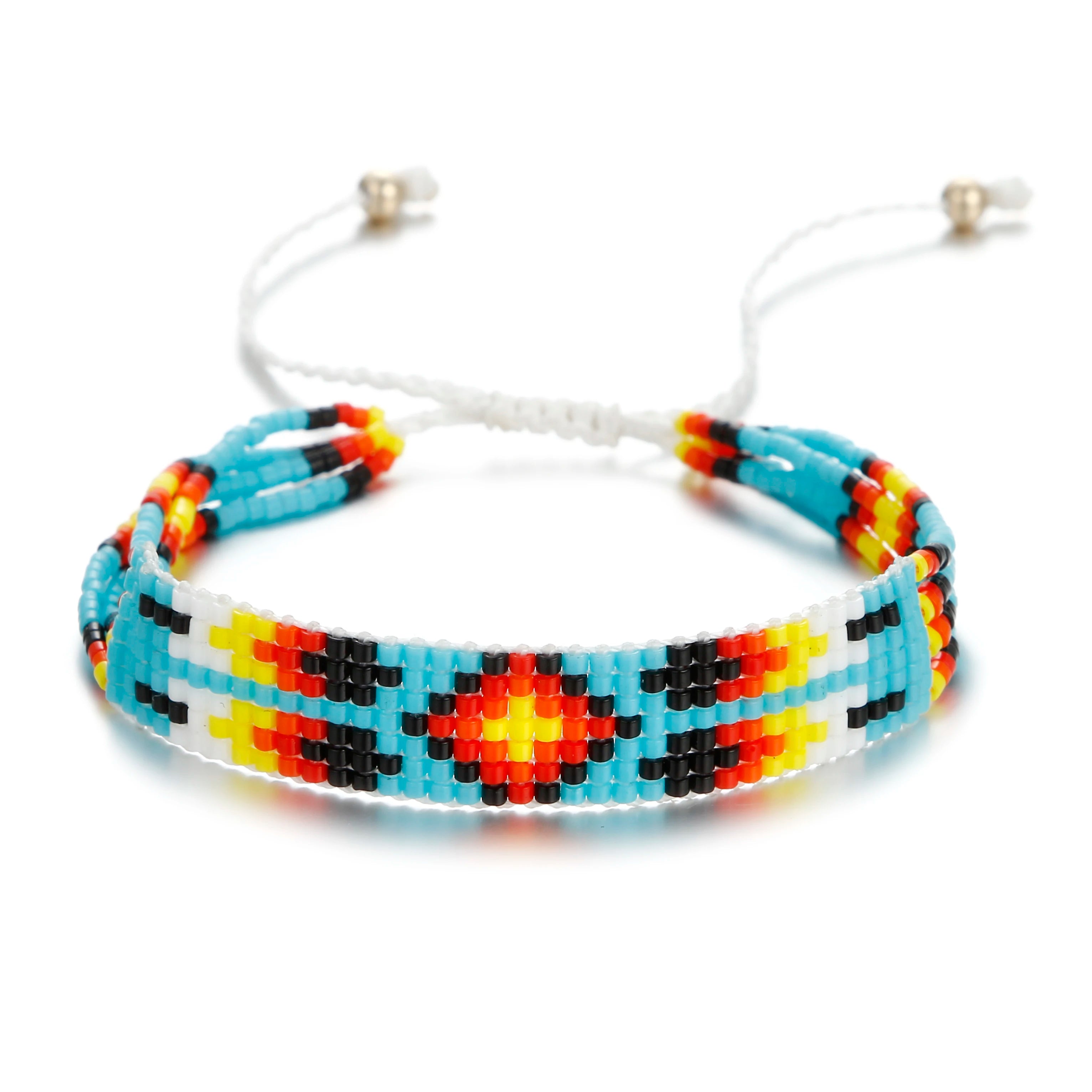 2025 Boho Jewelry Friendship Fashion Handmade Colorful Beaded Adjustable Miyuki Seed Bead Stretch Bracelets