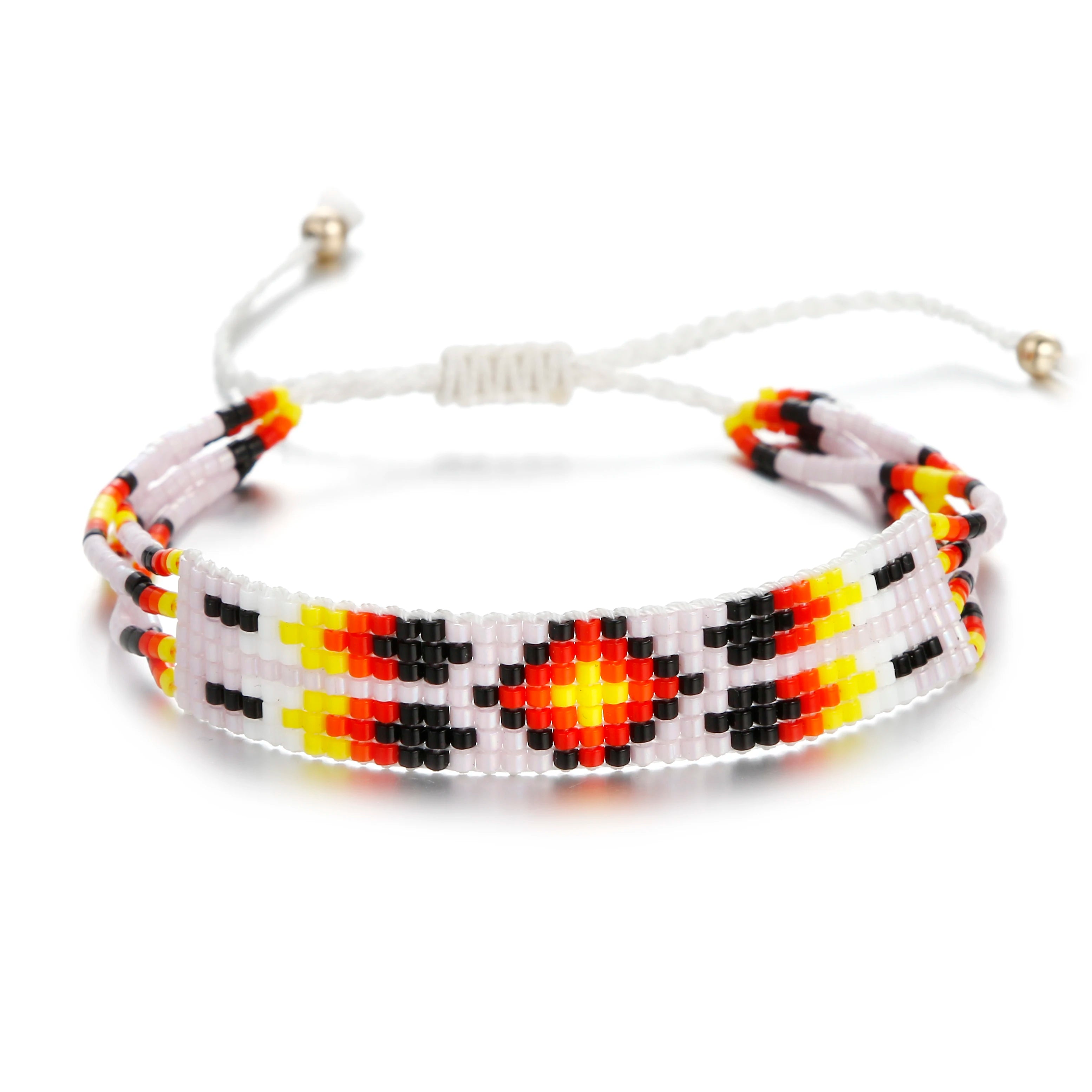 2025 Boho Jewelry Friendship Fashion Handmade Colorful Beaded Adjustable Miyuki Seed Bead Stretch Bracelets