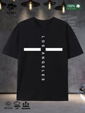 Relaxed Lifestyle Mens Tshirt 100 Cotton Oversize 2025 US Stock