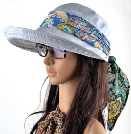 Summer hats for women  chapeu feminino new fashion visors cap sun cap collapsible anti-uv hat 6 colors
