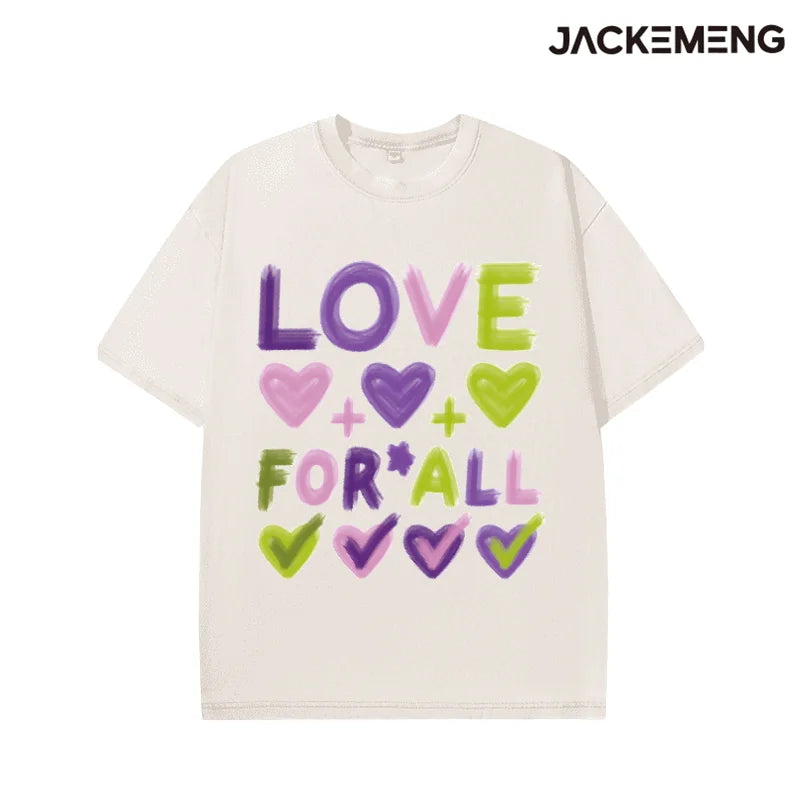 Oversized Washed Retro Inclusive Streetwear Print Tshirt USA Stock Wholesale Y2K Casual Tee