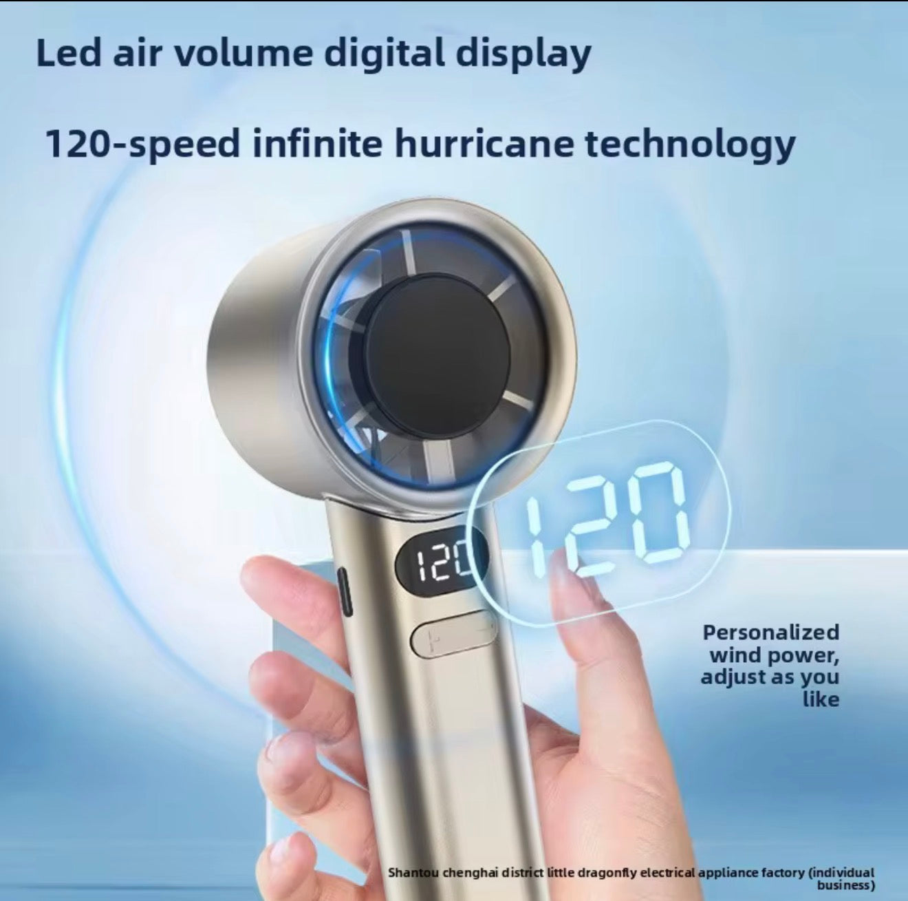 M11 handheld turbo mini fan