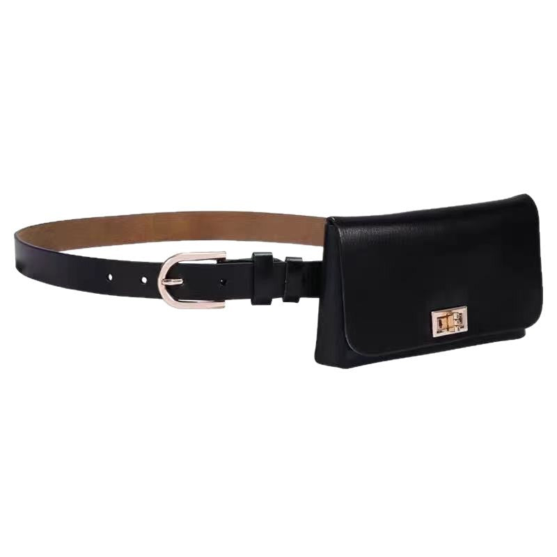 2024 New Ladies Belt Wholesale Cowhide Belt Genuine Leather Waist Bag All-match Decorative Skirt Trouser Belt Women