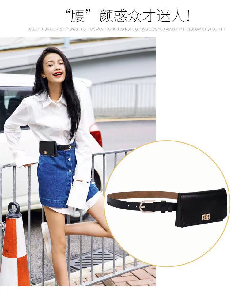2024 New Ladies Belt Wholesale Cowhide Belt Genuine Leather Waist Bag All-match Decorative Skirt Trouser Belt Women