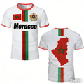 Morocco Football Jersey Maillot Football T Shirts New Design Trendy Short Sleeve Quick Drying Team Uniforms Moroccan Flag Tees