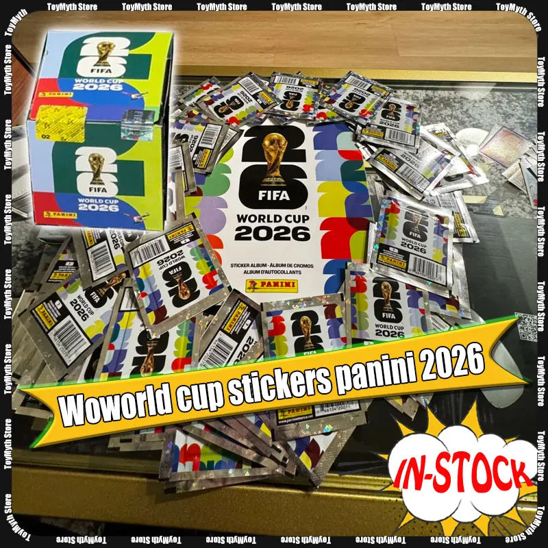 Genuine Panini 2026 FIFA World Cup Sticker Album Official Sticker Collection Album Football Souvenir Gift
