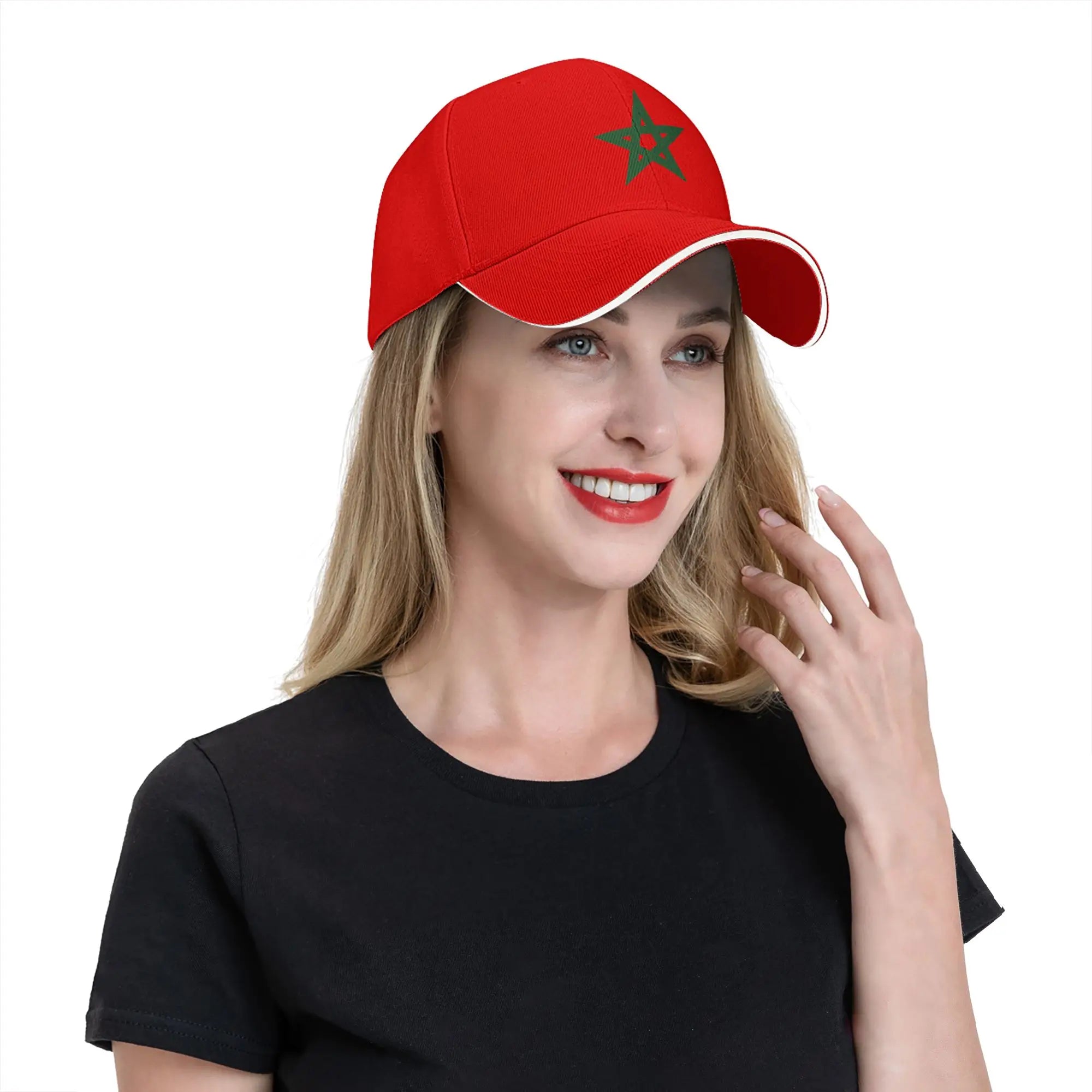 MOROCCO , Moroccan Flag  Casual Baseball Cap Summer  Trucker Hat Dropshipping Tennis Skate Hip Hop Hats Unisex Men Baseball Caps