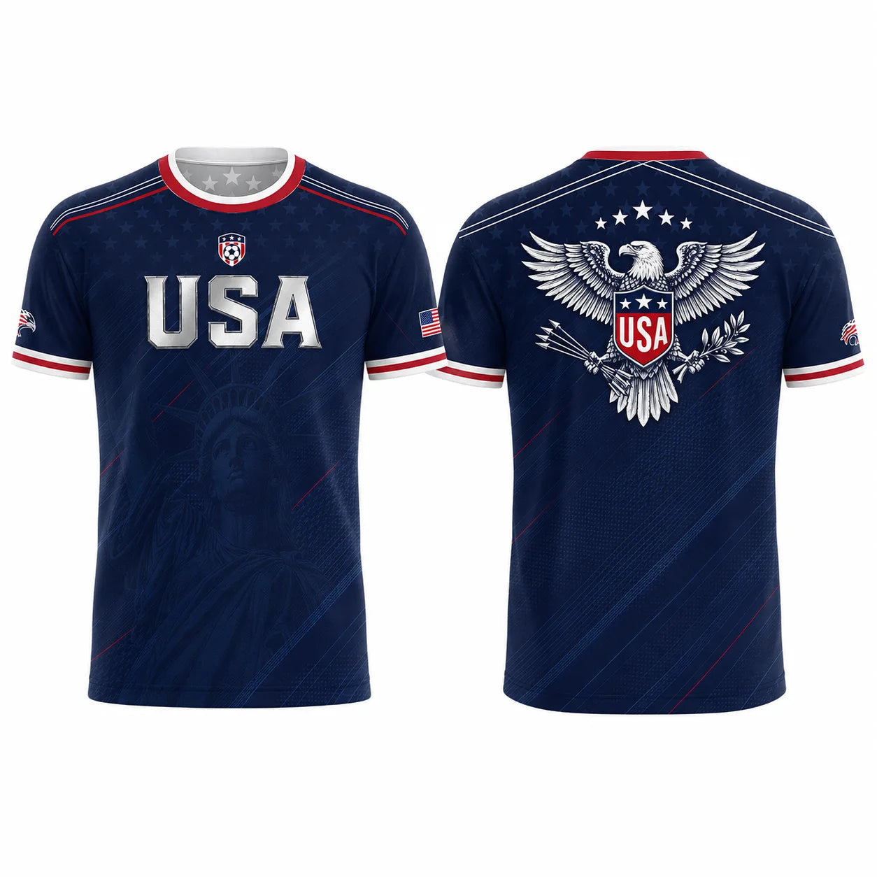 USA Soccer Jersey for Men Women & Kid, American Football Team Jersey, United States Soccer Shirt 2026, Game Day Outfit