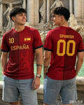 Spain Soccer Jersey 2026, Youth Football Shirt for Boys and Girls, Spain Soccer Jersey for Kids/Adults Game Day Gift