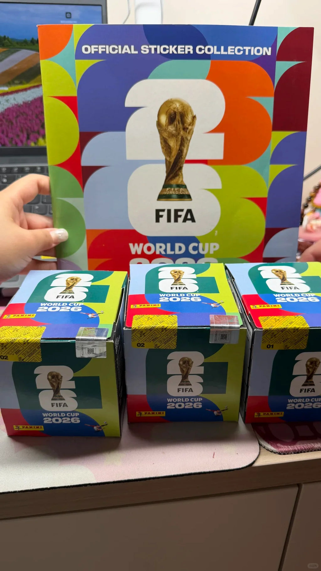 Genuine Panini 2026 FIFA World Cup Sticker Album Official Sticker Collection Album Football Souvenir Gift