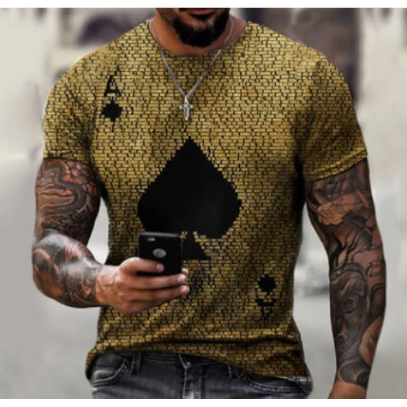 3D Moroccan T-Shirt Morocco Flag Emblem Graphic T Shirt for Men Clothing Casual Short Sleeved Tee Shirts Unisex Gym Fitness Tops