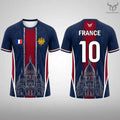 France Flag Printed T-shirt 2026 Summer Men Quick Dry Soccer Jersey Unisex Streetwear Casual Sports Short Sleeve Tee Fans Gift