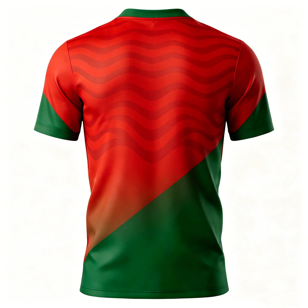 2026 Morocco Football Jersey Tops, Parent-Child Matching Soccer T-shirt, Family Sportswear for Game Day & Casual Wear