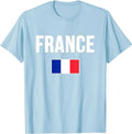 Soccer France Flag T-Shirt French Pride Tee France Football Two Stars Third Loading Clothes Frenchman Sport Foot Fan Team Jersey