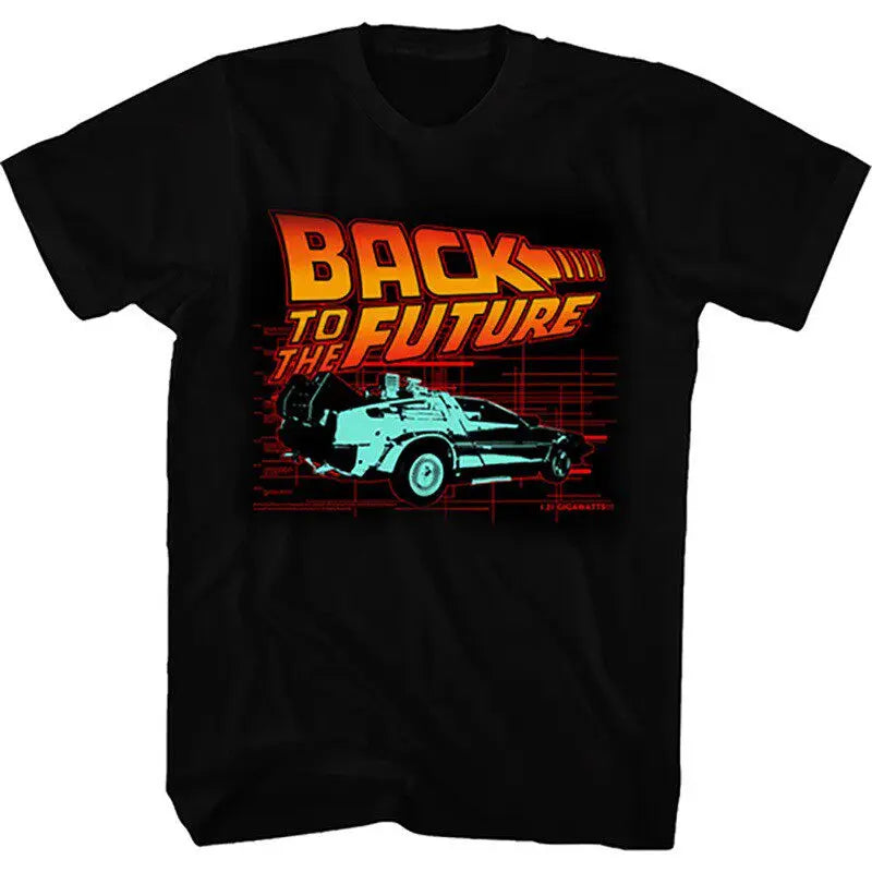 Summer The Future Movise T-Shirts Vintage Printed Men Women Graphic T-shirt High-end Luxury Unisex Style Both of Men and Women