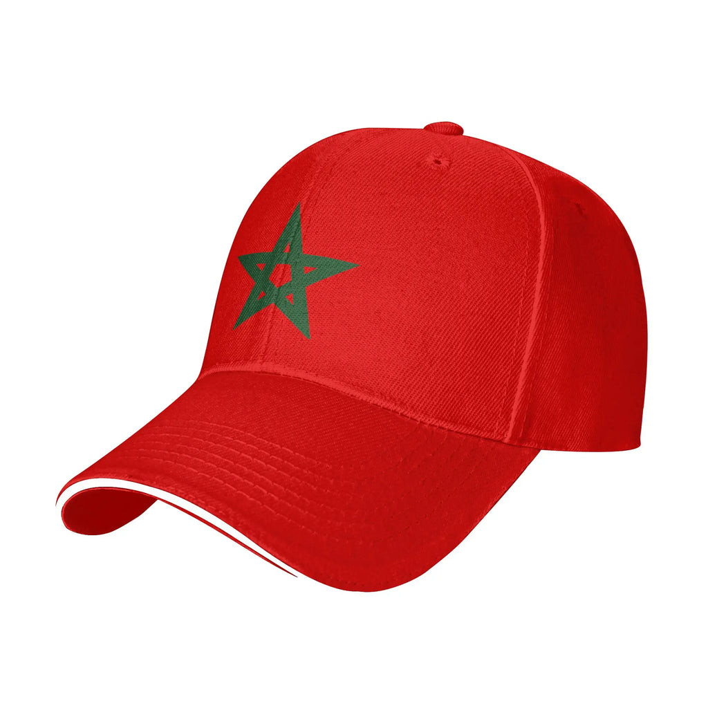 MOROCCO , Moroccan Flag  Casual Baseball Cap Summer  Trucker Hat Dropshipping Tennis Skate Hip Hop Hats Unisex Men Baseball Caps