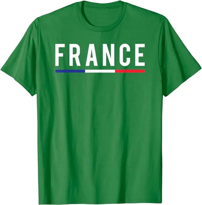 Soccer France Flag T-Shirt French Pride Tee France Football Two Stars Third Loading Clothes Frenchman Sport Foot Fan Team Jersey