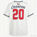 2026 Football Match USA Fan Cheer T-Shirt, Champion & Player Number Print On Back, Unisex Adult Kids Size Casual Sports Tees